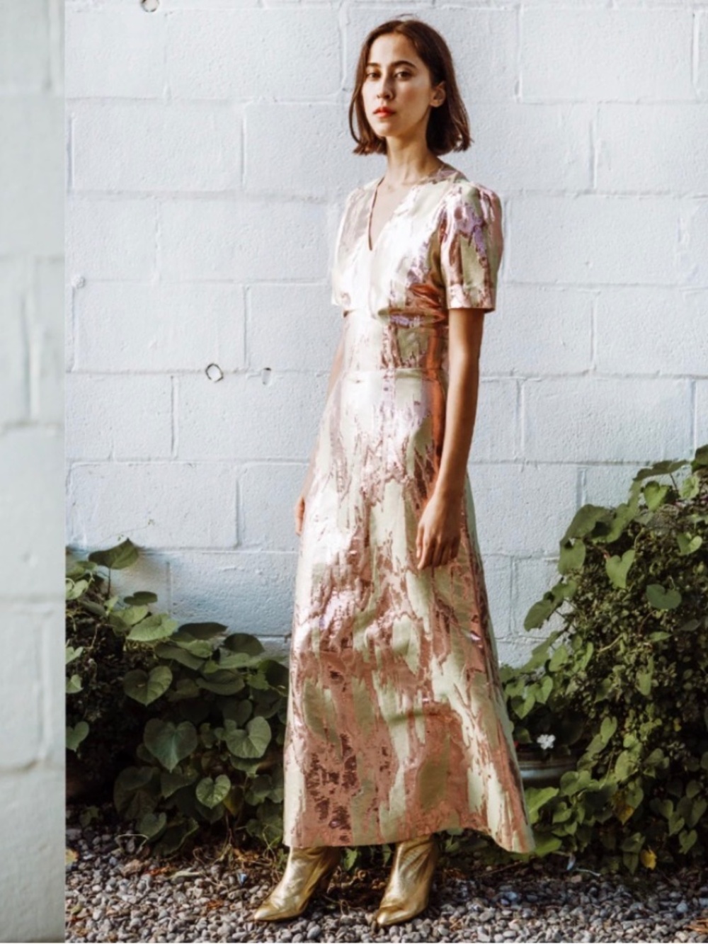 Horses Atelier Rose Gold, puff sleeve dress - Picture 2 of 2
